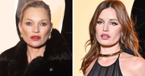 Georgia May Jagger dares to bare as she and Kate Moss lead the glamour in Paris
