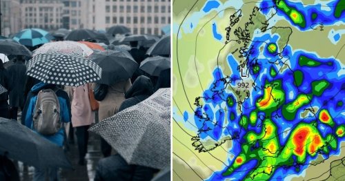 UK weather map shows Britain battered by huge storm - all 76 cities hit
