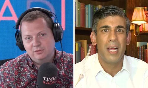 'You still in this?' Radio host puts Sunak on the spot as he confronts him with Truss poll
