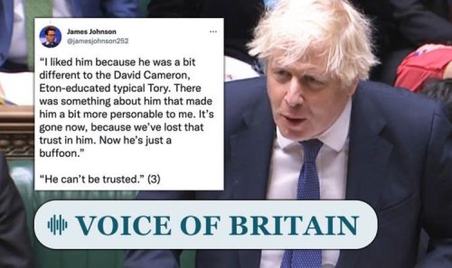 'Buffoon' Boris's rogue charm worn off - Tory voters turn on PM 'Can't be trusted'