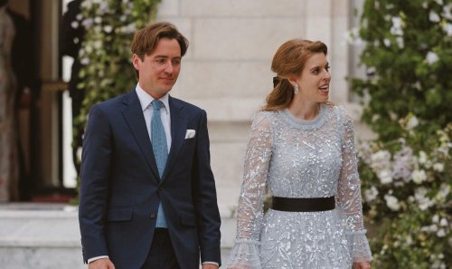 Royal fans go wild for Princess Beatrice as they spot her hugging Crown Prince