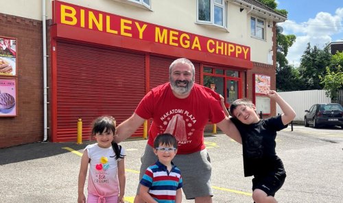 Dad took family on 250-mile round-trip to Binley Mega Chippy and it was closed