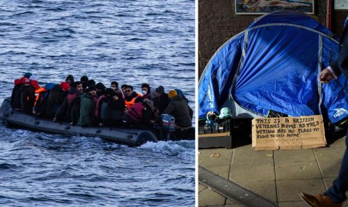 Migrants 'to be housed in military homes' while 2.5k veterans homeless