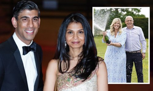 Rishi Sunak and his wife are FOUR TIMES richer than £184M Euromillions winning couple