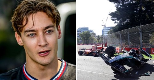 George Russell receives apology from Sky Sports F1 commentator after huge crash