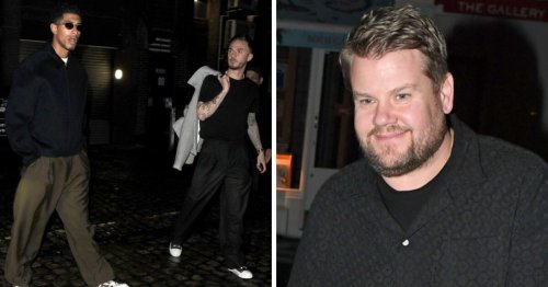 England stars party until 4am after Belgium draw as James Corden throws bash