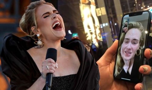 Adele tearfully video calls fan who travelled to Vegas to see cancelled show