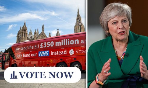 Do you think the Brexit bus NHS slogan was right after Theresa May defended it?