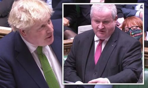 Ian Blackford explodes as Boris Johnson laughs at him during SNP chief's PMQs rant 'GO!'