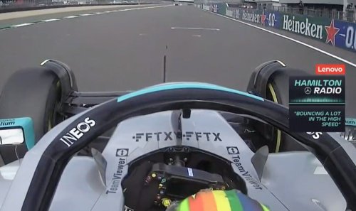 Lewis Hamilton moans about Mercedes car during British Grand Prix practice