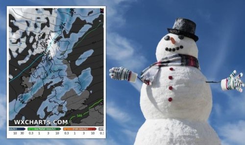 Snow forecast mapped: Will snow fall near me this weekend?