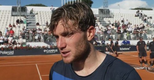 Draper comes clean on Italian Open outburst with 'waking up angry' admission