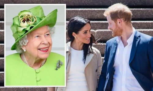 Queen's huge hint to Royal Family that Harry and Meghan set to be forgiven with UK invite