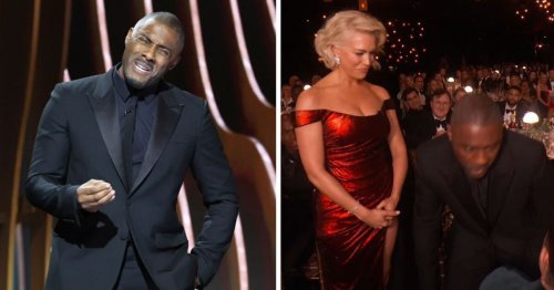 Idris Elba has 'embarrassing' SAG Awards seat mix up then swears at Oprah