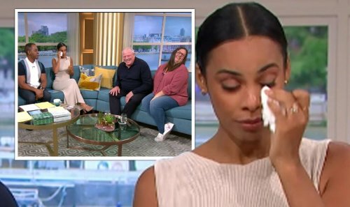 Rochelle Humes breaks down in tears as Andi runs off This Morning to comfort guests