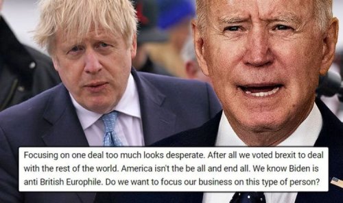 'Anti-British' Biden told to keep trade deal after blow to talks: 'Look elsewhere Boris!'