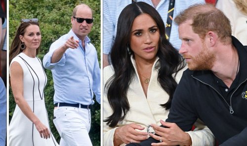 'Rival royal engagements!' Meghan and Harry will 'not reunite' with Kate and William in UK