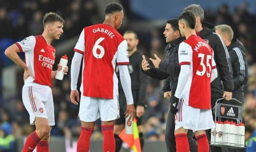 Arsenal boss Mikel Arteta has problems with four players after Everton defeat