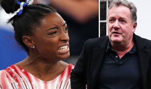 'Would rather shove it up my a**' Piers Morgan fires back at critic after Simone Biles win