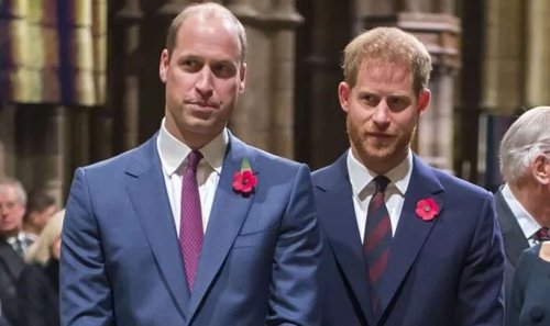 Prince William's 'embarrassment' at Harry's show of love