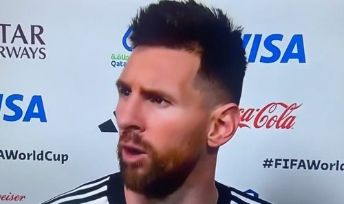 Lionel Messi involved in angry exchange before interview