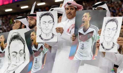 Qatar locals hit back at Germany's World Cup gesture with Ozil photos