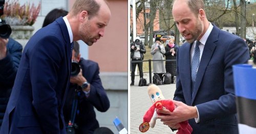 Prince William's sweet gift on Estonia trip with a cute nod to Charlotte