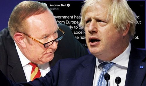 Andrew Neil not coming back to Britain as he blasts Boris 'Lost the plot!