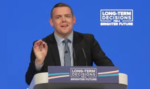 Tory conference erupts as Ross mocks Sturgeon with brutal five-word swipe