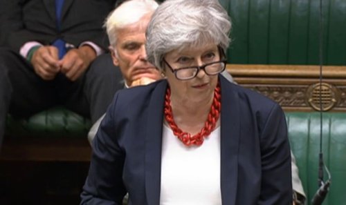 Theresa May makes blistering intervention into Boris debate with Brexit jibe