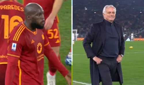 Romelu Lukaku sent off for snapping rival as Jose Mourinho exposed in Roma chaos