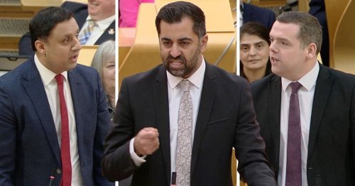 Humza Yousaf labelled ‘embarrassing laughing stock’ amid FMQs row
