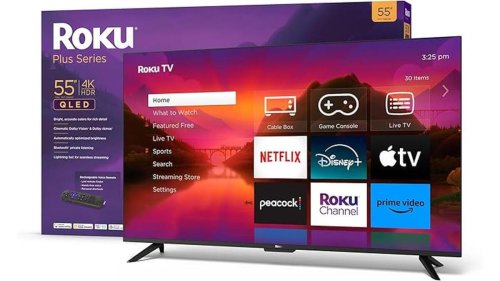 A 55-Inch 4K QLED Roku TV For Under $350? Yes, Please