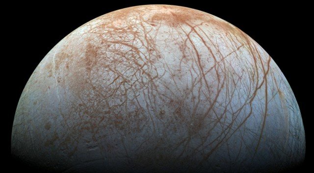 Europa May Have Underwater Volcanoes at Its Poles