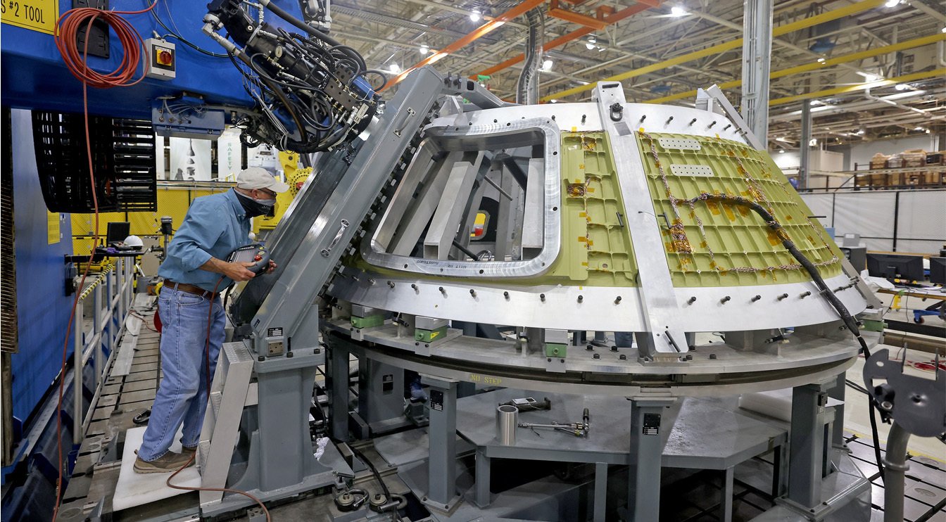 First Look: NASA Begins Building Orion Spacecraft to Return Humans to Moon