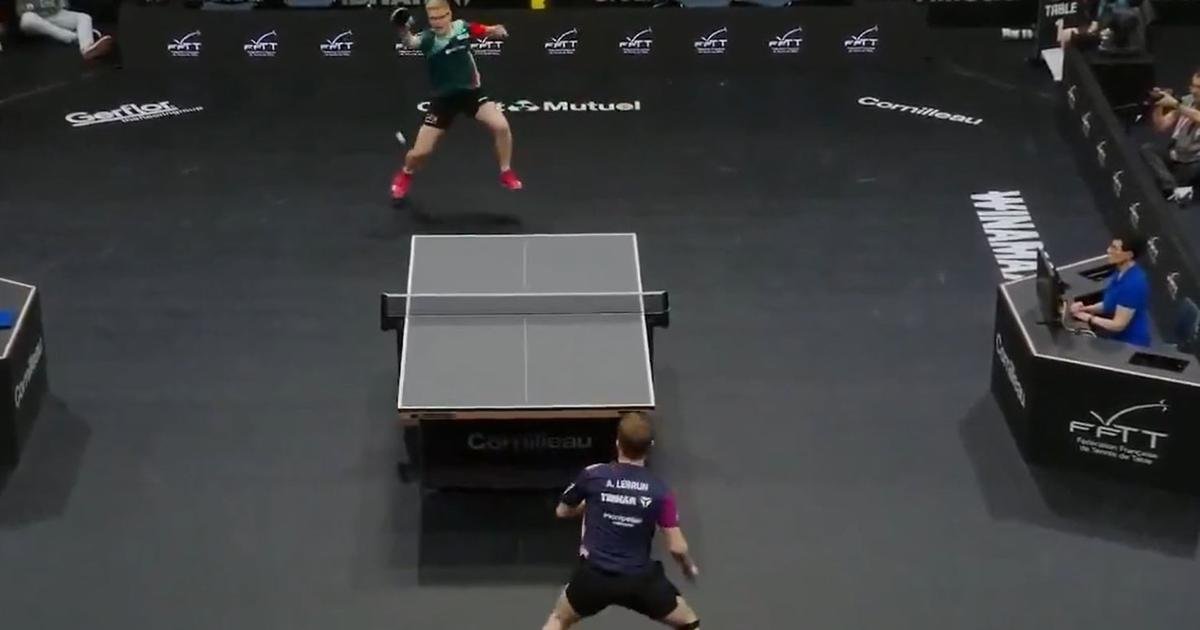 Tennis de table : en vidéo, l’échange exceptionnel entre Alexis et Félix Lebrun en finale des Championnats de France
