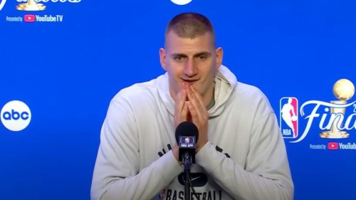Nikola Jokic Had A Hilarious Response When Asked About His Defense In These Playoffs: "I Think I Need To Get A Trophy"