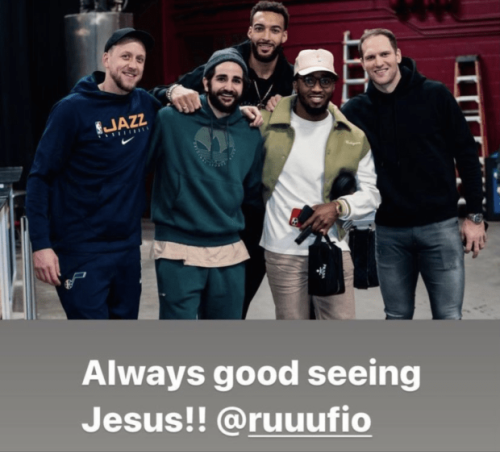 Donovan Mitchell Jokes With Ricky Rubio In Instagram Story: "Always Good Seeing Jesus."