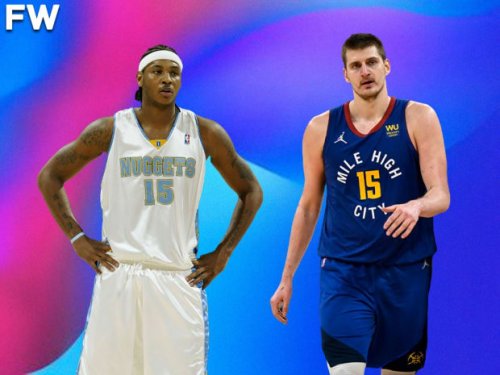 Carmelo Anthony Thinks The Denver Nuggets Should Retire His No. 15, But The Problem Is That Nikola Jokic Won Two MVP Awards Wearing That Number