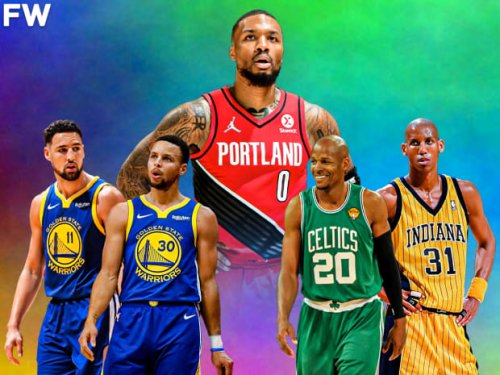 Fan Includes Damian Lillard In A Graphic With Steph Curry, Ray Allen, Reggie Miller, And Klay Thompson For The Greatest Shooters Ever, Others Disagree: "I Love Dame But He Is Not On This Perch."