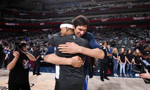 Boban Marjanovic Explains How The Legendary Friendship With Tobias Harris Started: "He Never Passed The Ball. ...We Were In The Locker Room And I Was Like, 'Tobias, I Don't Like You.'"