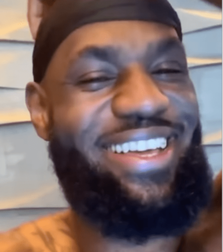 LeBron James Laughs At His Sons, Bronny And Bryce, Freezing In The Pool