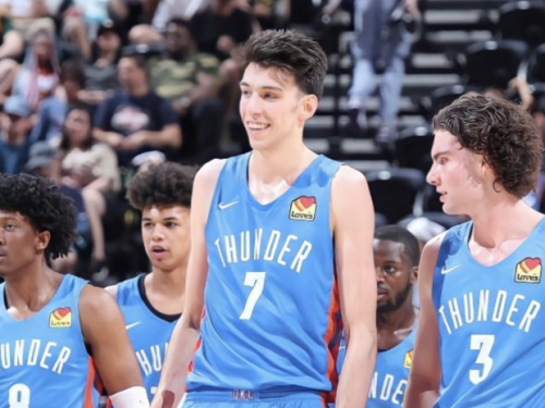 Chet Holmgren Talks Trash After Breaking Salt Lake City Summer League Blocks Record In Debut: "Only 6? I'm Coming To Break It Again."