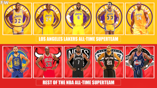Lakers All-Time Superteam vs. Rest Of The NBA All-Time Superteam: Who Would Win In A 7-Game Series?