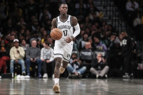 Video: Dennis Schroder Shoves Mike Conley For Shooting A Three At The End Of The Timberwolves-Nets Game