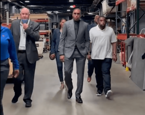 Stephen A. Smith Goes Viral After Video Captures His Entrance In Game 3: "Walking Around Like He Been Averaging 32, 9, And 6 This Series."