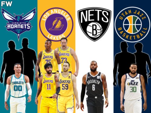 NBA Fan Suggests A Crazy 4-Team Monster Trade: LeBron James To The Nets, Kyrie Irving To The Lakers