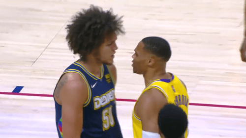 Russell Westbrook And Aaron Gordon Had Heated Exchange During Lakers-Nuggets Game