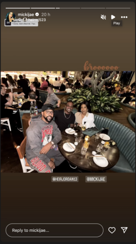 Michael Jordan's Kids Go Out To Dinner And Take A Picture With NBA Star Rip Hamilton