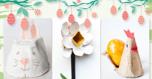 Basteln mit Eierkartons: Diese 10 Upcycling-Ideen gefallen Kindern